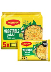 Nestle Maggi 2 Minutes Vegetables Noodles 77g Pack of 5