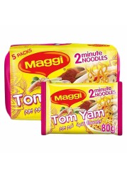 Nestle Maggi Tom Yam Noodles 80g Pack of 5