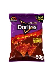 Doritos Flamin&#39; Hot Sriracha Nachos Spicy Tortilla 50g