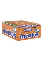 Mentos Fanta Chewy Candy Orange Flavor 38g Pack of 40