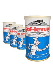 Saf-Levure Active Dry Yeast, 125g Pack of 4