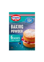 Dr. Oetker Baking Powder Sachet, 5g Pack of 6