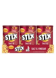 Kitco Stix Salt and Vinegar Potato Sticks, 45g Pack of 6