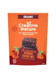 Creative Nature Chia and Cacao Choc Chip Brownie Baking Mix, 400g