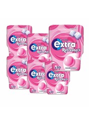 Wrigley&#39;s Extra Refreshers Bubblemint Flavour Sugarfree Chewing Gum, 67g Pack of 6