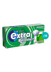 Wrigley&#39;s Extra Refreshers Spearmint Flavour Sugarfree Chewing Gum, 15.6g Pack of 16