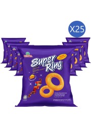 Oriental Super Ring Cheese Snacks, 14g Pack of 25