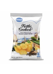 Kitco Kettle Cooked Sea Salt and Black Pepper Chips, 150g