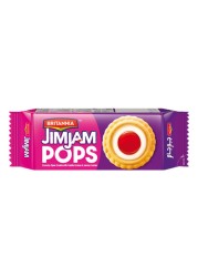 Britannia Jim Jam Pops Cookie with Vanilla Cream and Jammy Center 70g