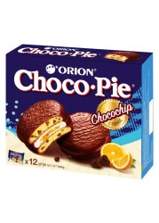 Orion Choco-Pie Choco Chip and Orange Marshmallow Cookie, 360g