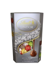 Lindt Lindor Silver Cornet Assorted Chocolate Truffles 600g