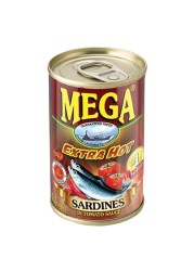 Mega Extra Hot Sardines in Tomato Sauce, 155g