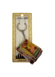 Winds Trading Ahlan UAE Currency Themed Keychain Multicolour