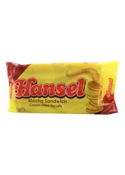 Rebisco Hansel Mocha Sandwich Biscuits, 31g Pack of 10