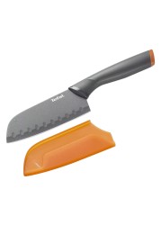 Tefal Fresh Kitchen Santoku Knife Grey And Orange 12cm