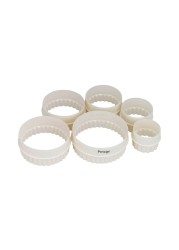 Prestige Round Biscuit Cutter PR8051 White 6 PCS
