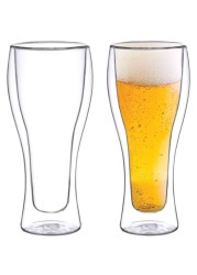 Blackstone Double Wall Glass Tumbler Cups DBM007 450ml 2 PCS