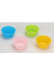 Home Pro Silicone Muffin Cups Multicolour 12 PCS