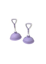 2 Piece Set Sink Plungers Two Sizes Premium Quality Plungers