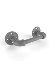 Allied Brass P-120-TP-GYM Pipeline Collection 2 Post Toilet Paper Holder, Matte Gray