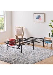 Linenspa 14 Inch Folding Metal Platform Bed Frame 13 Inches Of Clearance Tons Under Storage Heavy Duty Construction 5 Minute Assembly Twin