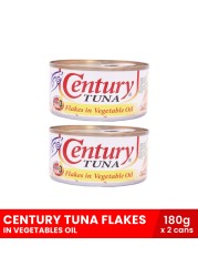 Century Tuna Flakes in Vegetable Oil, 180g