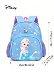 Disney Disney Princess Elsa Primary School Backpack Cute Cartoon Tote Bag Lightweight Backpack Cartoon Anime School Bag