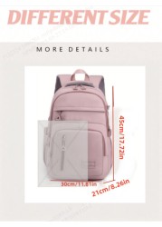 Fashionable Minimalist Comfortable Multi Function Large Capacity Travel Backpack Suitable For Various Occasions Like Back To School Graduation