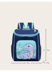 New Carton Dinosaur Design Unisex Children s Backpack With Large Capacity