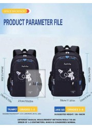Waterproof Lightweight Backpack For Elementary School Students Grade 1 6 6 12 Years Old Astronaut Large Capacity Cute Design