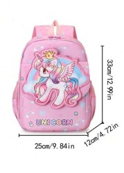 Summer New Schoolbag Cute Pony Girls Ultra Lightweight Backpack Fashion Back Protection Backpack Back To School Season Handbag Bag