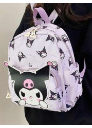Sanrio Kawaii Backpack Anime Cartoon Figure Outdoor Travel Storage Bag Cute Shoulder Bag There May Be Slight Differences In Design And Color Between Different Batches Some Parts May Be Random Bag Cinn