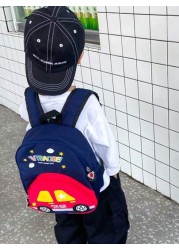 Cartoon Car shaped Kids Backpack For Children Aged 3 5 In Kindergarten And Primary School Boys Schoolbag