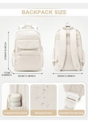 New School Backpack Laptop Backpack Fits 14 15 6 Inch Notebook For Girl Boy Lightweight Durable School Bookbag Water Resistant Schoolbag Book Bag