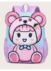 Cute Cartoon Children s Shoulder Backpack Shoulder Student Children s Schoolbag Backpack Middle School Student Schoolbag Outdoor Daypack School Boys Girls Children 6 12 Years School Gift