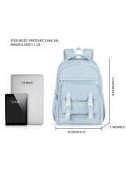 School Bag College Bag Laptop Backpack Fit 15 6Inch Notebook Waterproof Travel Backpack School Backpack For Teens Girls Boys And Students Bookbag With Adjustable Strap Daypack With Multi Pockets Commu