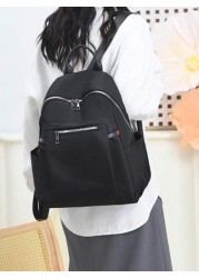Girls Oxford Cloth Casual Backpack Large Capacity Travel Bag Schoolbag