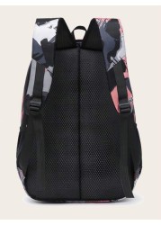 Fashion Solid Color Hundred School Backpack Kids Shoulder Backpack Casual Large Capacity Backpack Fashion Solid Color Simple College Student School Bag Travel Backpack Suitable For Girls Daily School