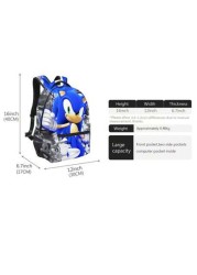 bandai Bandai Full Print Backpack 3D Three Dimensional Backpack Birthday Gift School Season Backpack Lightweight Large Capacity