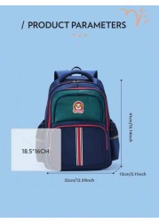 Primary School Bag Children s Cartoon Backpack With Adjustable Strap 16 12 5inch Large Capacity Backpack With Pockets And Compartments Fashionable And Versatile Classic Retro School Bag For Travel Sto