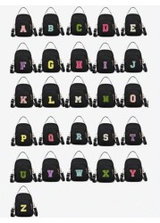 1pc Mini Messenger Bag Casual And Fashionable Multifunctional Zippered One Shoulder Messenger Bag 26 Letter Flower Bags Multifunctional Stone Pattern One Shoulder Messenger Handbag Lightweight Suitabl