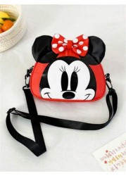 Disney 1pc Disney Mickey Minnie Cartoon Coin Purse Crossbody Bag Portable Shoulder Bag For Boys And Girls Suitable As Holiday Gift For Children