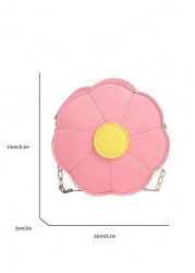 Fashion Casual PU Girls Cute Floral Shoulder Crossbody Bag Mini Small Clutch Wallet Purse