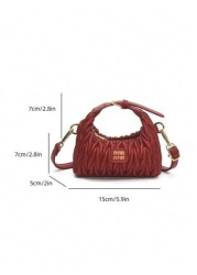 New Mini Embroidered Letter Wristlet Purse Fashionable Small Clutch Wallet For Cosmetics Evening Party Coin Pouch Crossbody Bag