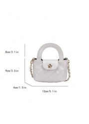 Cute Square Shaped Shoulder Bag For Baby Girls PU Leather Fashion Mini Crossbody Bag Versatile