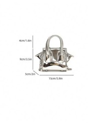 Popular Shiny Niche Mini Wing Bag Big Eye Bag Fashionable Pocket Smiling Face Bag Fashionable Versatile Handbag Super Cute Mini Bag Kawaii Mini Crossbody Bag