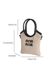 New Mini Handbag Contrast Color Versatile Phone Pouch Fashionable Accessory Bag This Is A Small Size With Compact Volume