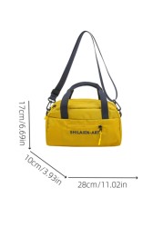 1pc New Minimalist Versatile Handbag Shoulder Bag Sporty Casual Waterproof Crossbody Bag For Outdoor