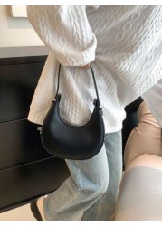 1 Piece Of Girls Candy Color Pu Zipper Closure Cute Handbag Suitable For Daily Use Versatile Mobile Phone Bag Key Bag Earphone Bag Compact Design Light And Easy To Carry
