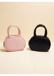 Children s Fashionable New Girls Handbag Holiday Gift Little Girl Princess Pouch Coin Purse Mini Bag Simple Small Round Bag
